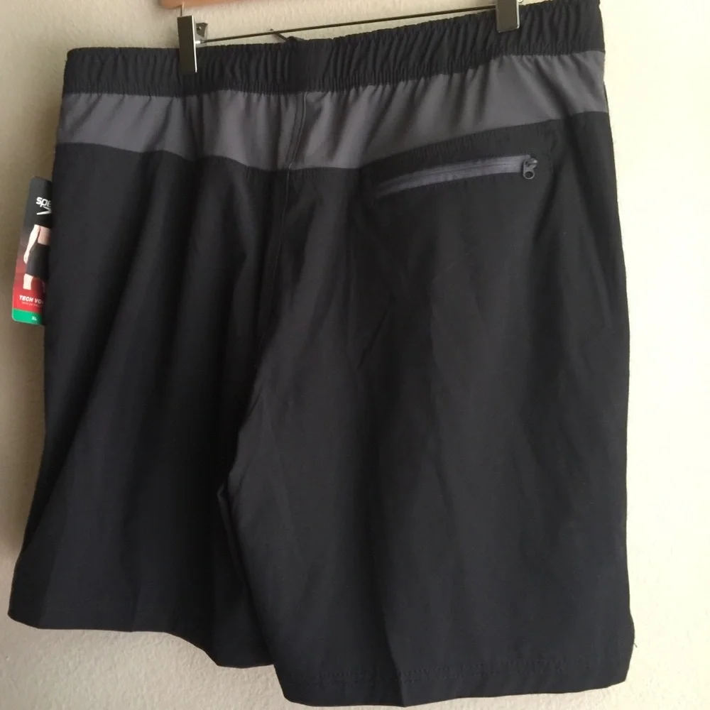 SPEEDO TECH VOLLEY  BLACK SWIM SHORTS